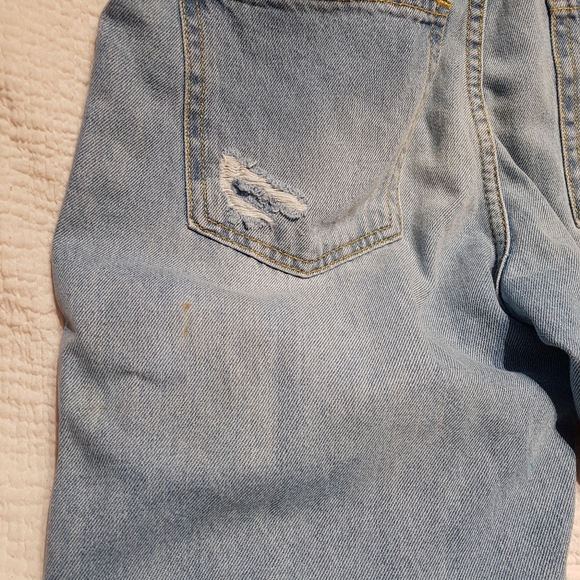 Size 4 Bershka distressed button fly jeans - Picture 4 of 5
